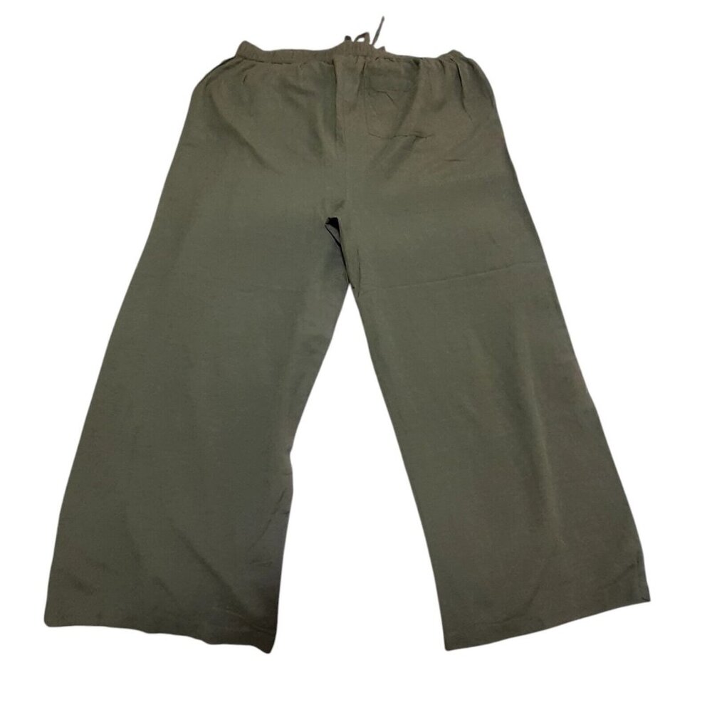 Suburbia Weekend 42 Drawstring Elastic Pants Olive Green High Rise XXL NEW